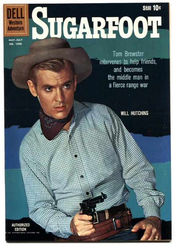 Sugarfoot - Four Color Comics #1098 1960- Dell Western Will Hutchins nm-