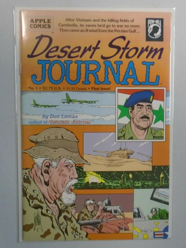 Desert Storm Journal #1B Saddam Cover 8.0 VF (1991)