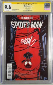 SPIDER-MAN #1 (2016) CGC 9.6 SIGNED SKOTTIE YOUNG BABY MILES MORALES ULTIMATE...