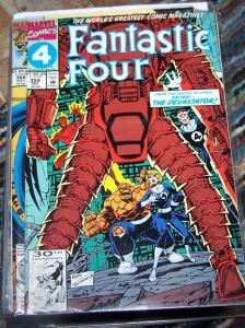 FANTASTIC FOUR  #359  THE DEVISTATOR 1991  marvel   THING+ MR FANTASTIC 