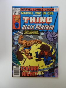 Marvel Two-in-One #40 (1978) VG+ condition