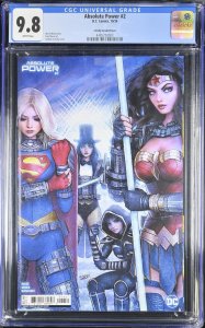 ABSOLUTE POWER #2 DC COMICS NATHAN SZERDY VARIANT CGC 9.8 NM