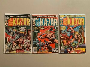 Ka-Zar lot 11 different from #1-20 avg 4.0 VG #1 is 6.0 FN (1974 2nd Series)