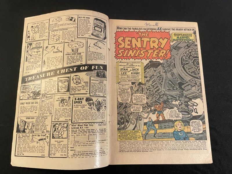 FANTASTIC FOUR #64 First Kree Sentry, G Condition