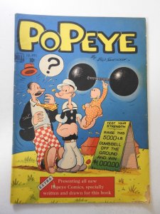 Popeye #1 (1948) VG- Condition moisture stain