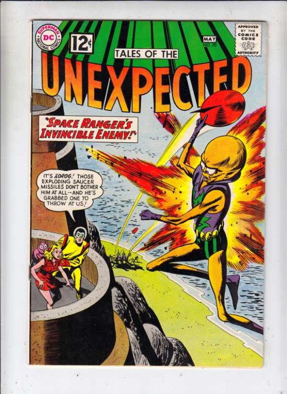 Tales of the Unexpected #70 (May-62) VF/NM+ High-Grade Space Ranger, Cyrl, Myra