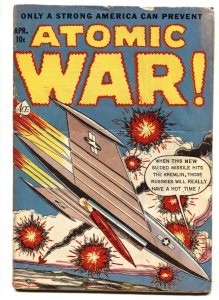 Atomic War! #4 1953-Ace-atomic bomb explosion panel-violence-g+