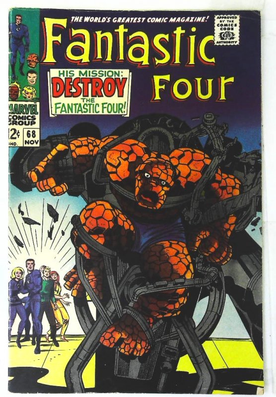 Fantastic Four (1961 series)  #68, Fine+ (Actual scan)