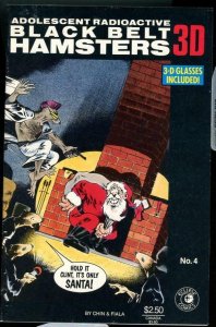 ADOLESCENT RADIOACTIVE BLACK BELT HAMSTERS 3-D #4, VF/NM, 1986, Eclipse