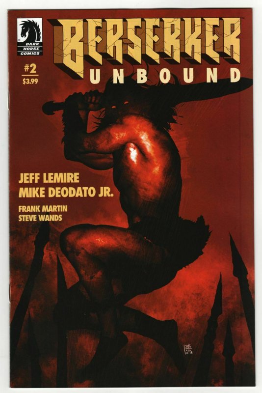 Berserker Unbound #2 Cvr B Sorrentino (Dark Horse, 2019) NM