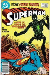 Superman #1 (1987) John Byrne Newsstand NM