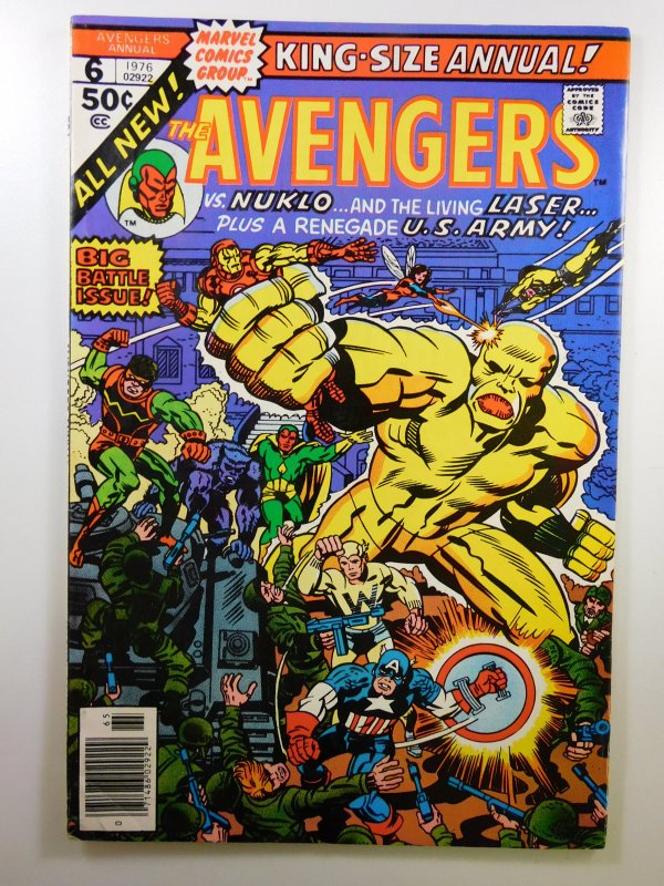 The Avengers Annual #6 (1976) FN-