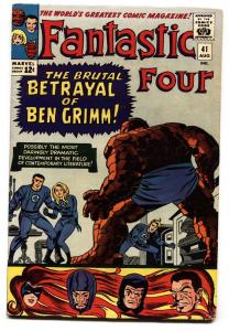 FANTASTIC FOUR #41 comic book 1965-VINCE COLLETTA-JACK KIRBY ART\