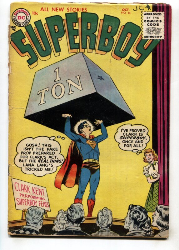 SUPERBOY #44--1955--DC--comic book--Golden-Age