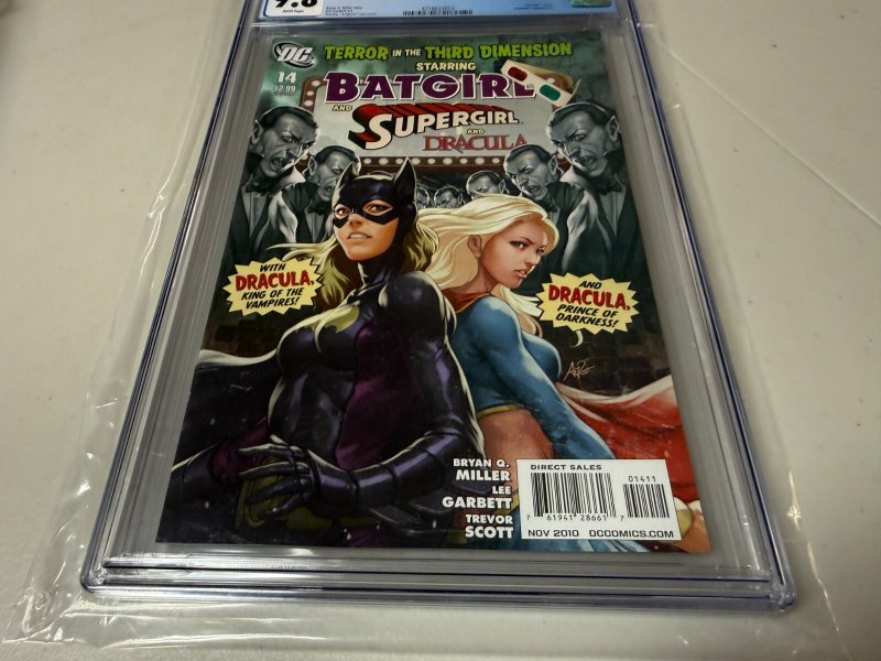 Batgirl # 14 CGC Graded 9.8 DC Comic Book Artgerm Lau Cover Art 2010 JH30