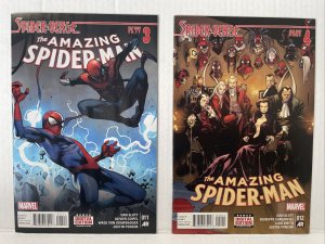 Amazing Spiderman #9 10 11 12 13 14 & 15 (Spider verse Arc 1-6 And Epilogue)Keys