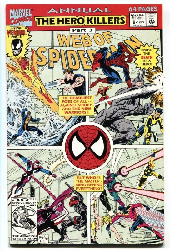 WEB OF SPIDER-MAN ANNUAL #8 SOLO VENOM story  comic book MARVEL