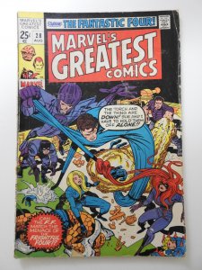 Marvel's Greatest Comics #28 (1970) Classic FF Stories! VG Condition!