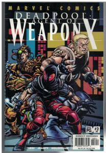 DEADPOOL (1997) 58 F-VF WEAPON X   Nov. 2001