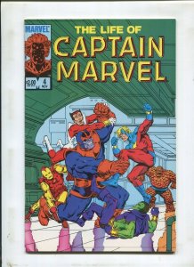 Life Of Captain Marvel #4 ~ Thanos Cover ~ (Grade 8.0) WH