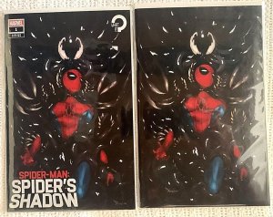 ?~HOT~MARVEL~SPIDER-MAN:SPIDER'S SHADOW #1~MERCADO TRADE & VIRGIN SET~HOT~?