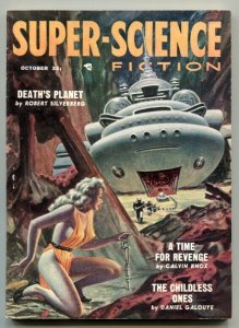 Super-Science Fiction October 1957- Death's Planet VF-