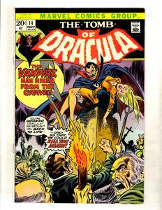 Lot Of 3 Tomb Of Dracula Marvel Comic Books # 14 VF/NM 18 VF 44 VF/NM FM1