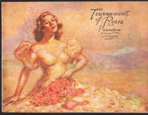 Tournament of Roses Parade Program 1940-Pasadena CA-In original mailing envel...