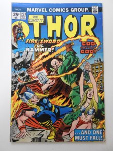 Thor #223 (1974) Secret of Avalon! Sharp VG Condition!