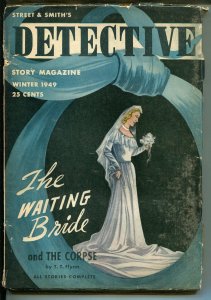 DETECTIVE STORY WINTER 1949-HARDBOILED CRIME STORIES-BRIDE COVER-vg minus