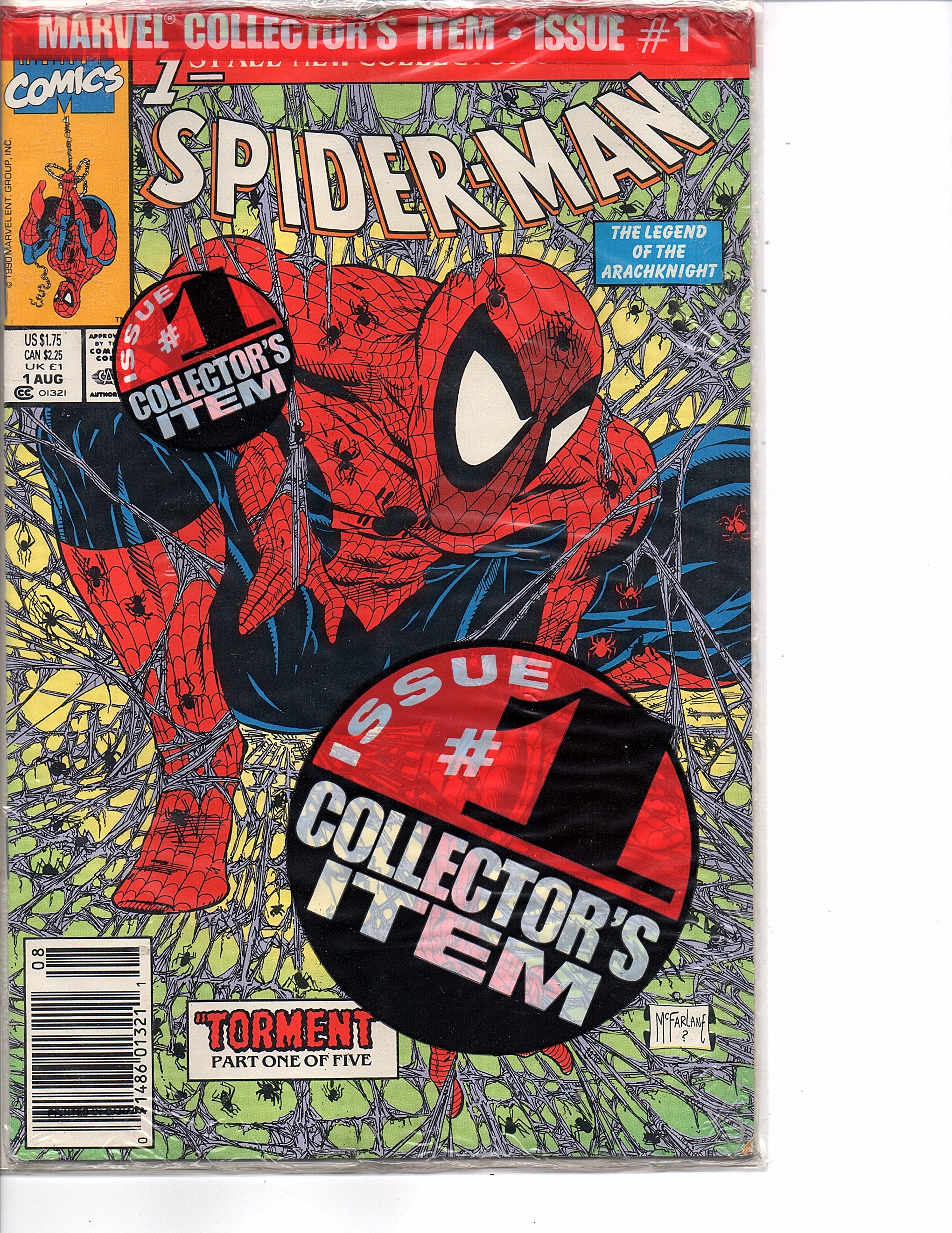 Marvel Comics Spider-Man #1 Todd McFarlane Story & Art Green Cover Bagged |  Comic Books - Modern Age, Marvel, Spider-Man, Superhero / HipComic