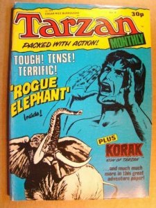 TARZAN 4 E.R. BURROUGHS ROGUE ELEPHANT UK ED KORAK 1978