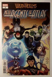 War of the Realms: New Agents of Atlas #1 (9.4, 2019) 1st App Aero, Luna Snow...