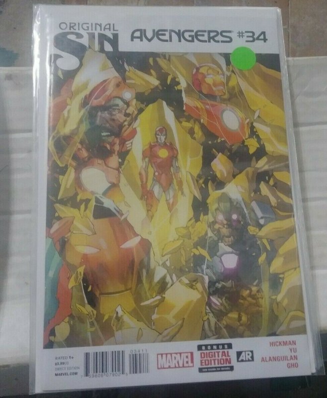 Avengers # 34 2015 Marvel  hickman  thor ironman hawkeye ORIGINAL SIN 