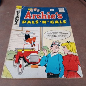 1963 ARCHIE'S PALS 'N' GALS #25 GIANT SERIES SILVER AGE COMICS