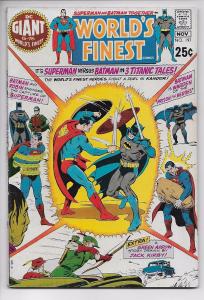 World's Finest #197 - Batman / Superman / Giant-Size (DC, 1970) - VG/FN