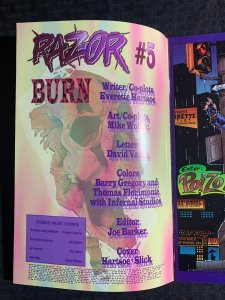 1996 RAZOR #5 Burn by Everette Hartsoe VF 8.0 London Night Studios