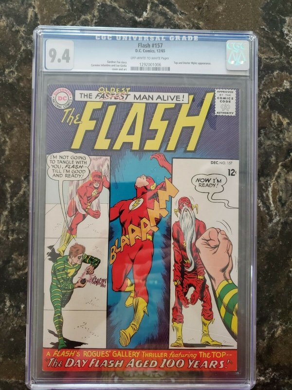 The Flash #157 (DC, 1965) CGC NM 9.4 Off-white to white pages