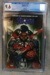 Spawn 311 CGC 9.6 McFarlane Chadwick Boseman Tribute Sketch Variant