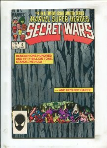 Marvel Super-Heroes: Secret Wars #4 - Kang Dies... Again! (9.0) 1984 