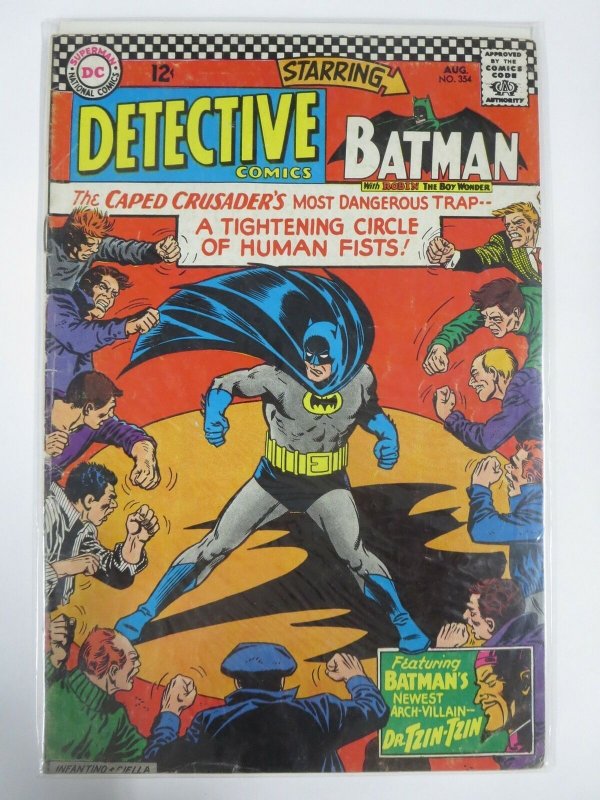 DETECTIVE 354 VG Aug. 1966 COMICS BOOK