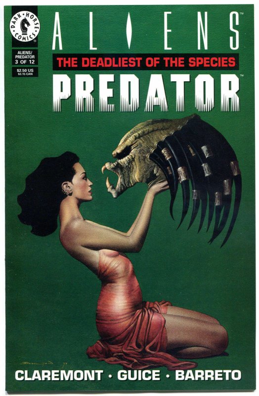 ALIENS vs PREDATOR : DEADLIEST of. the Species #3, NM+, Horror, John Bolton