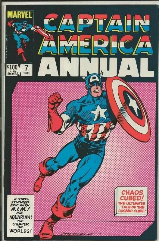 Captain America Annual #7 ORIGINAL Vintage 1983 Marvel Comics 