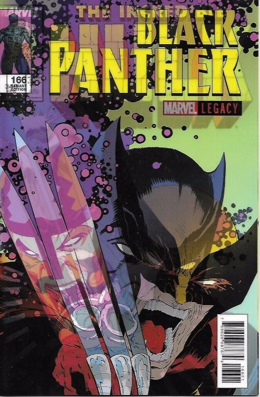 BLACK PANTHER #166 (2017) WESLEY CRAIG | 3-D LENTICULAR | INCREDIBLE HULK HOMAGE