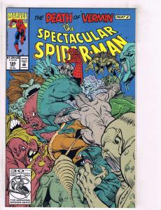 6 Spectacular Spider-Man Marvel Comic Books # 190 191 192 193 194 195 TW37