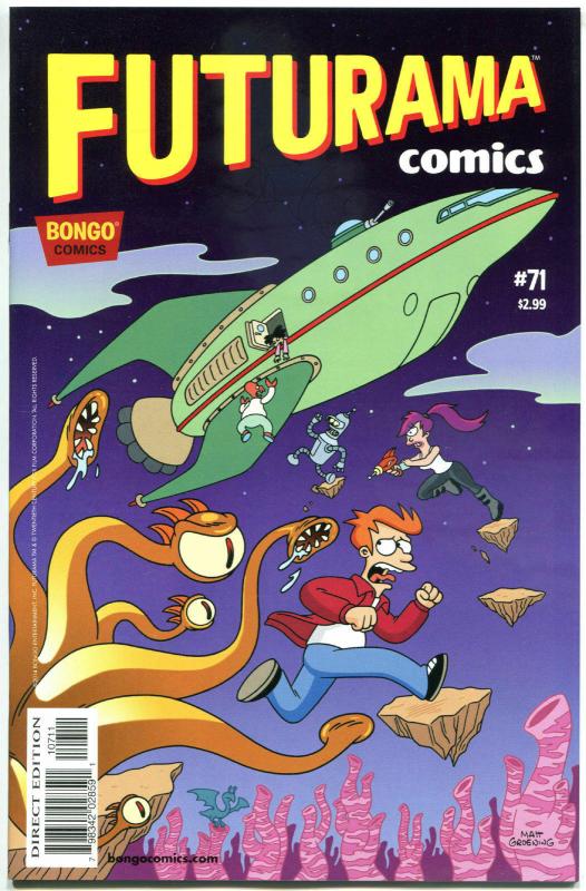 FUTURAMA #71, NM, Bongo, Fry, Bender, Leela, Prof Farnsworth, more in store