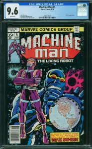 Machine Man #5 (1978) CGC 9.6 NM+