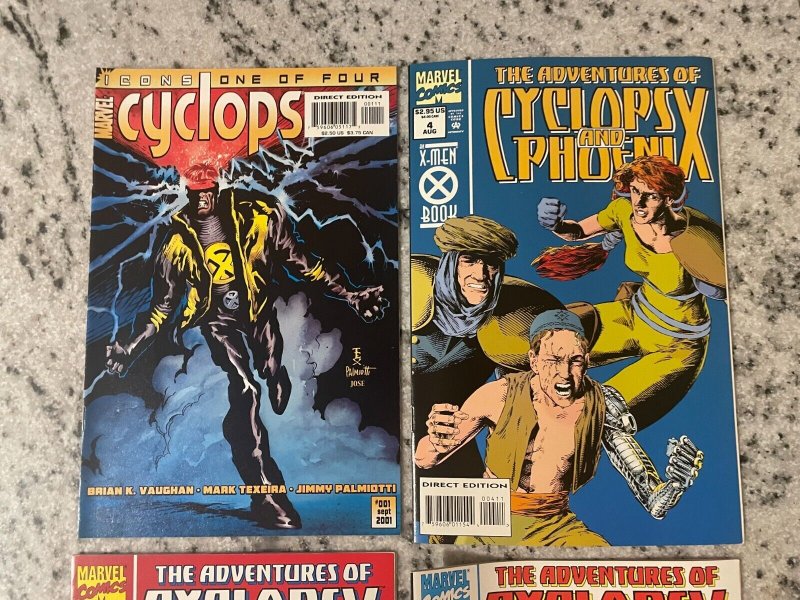 4 Marvel Comic Books Cyclops & Phoenix 2 3 4 + Cyclops 1 X-Men Wolverine 57 J813