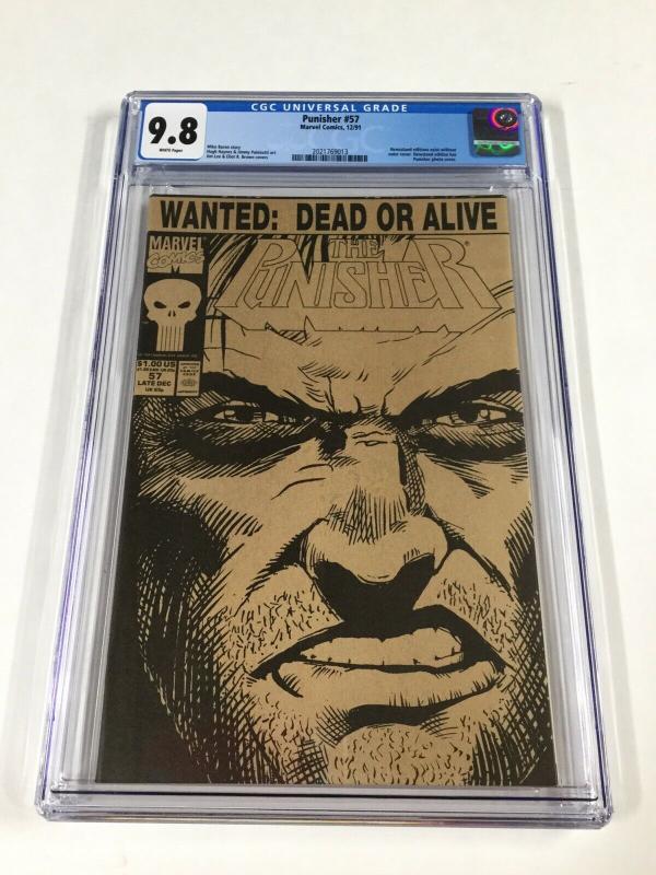 Punisher 57 Cgc 9.8 White Pages Copper Age Marvel