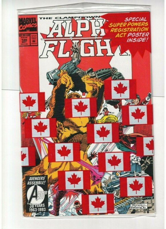 ALPHA FLIGHT #120 MARVEL COMICS( 1983 First Series) 9.2 or Better